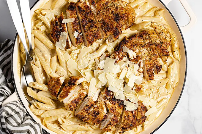 Why youll love Parmesan Garlic Chicken Pasta recipe