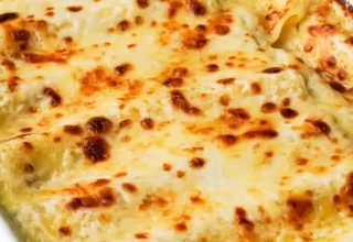 cannelloni florentine with truffle cream