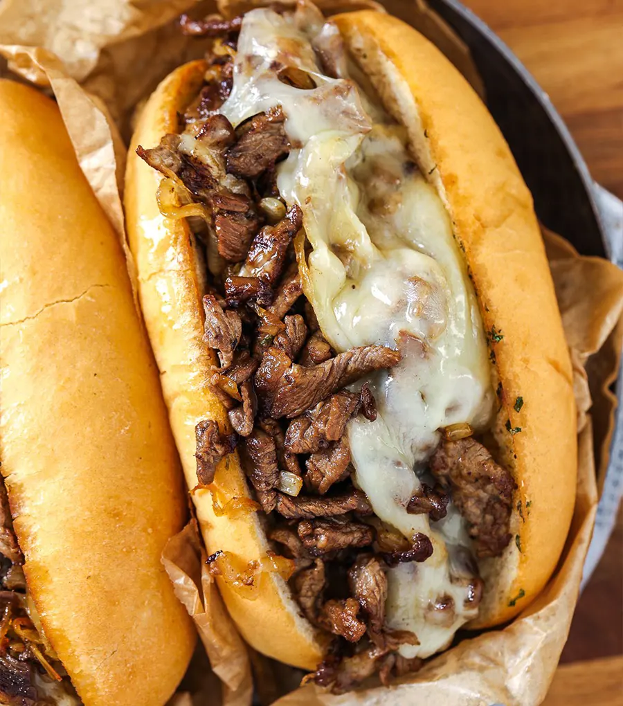 Philly fresh cheesesteaks