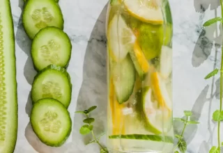 Cucumber Lime Water