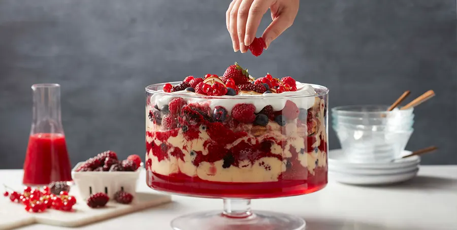 7. Mixed Berry Trifle