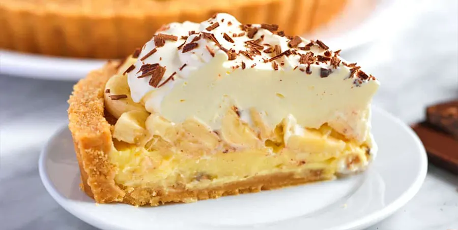 8. Homemade Banana Pudding Pie