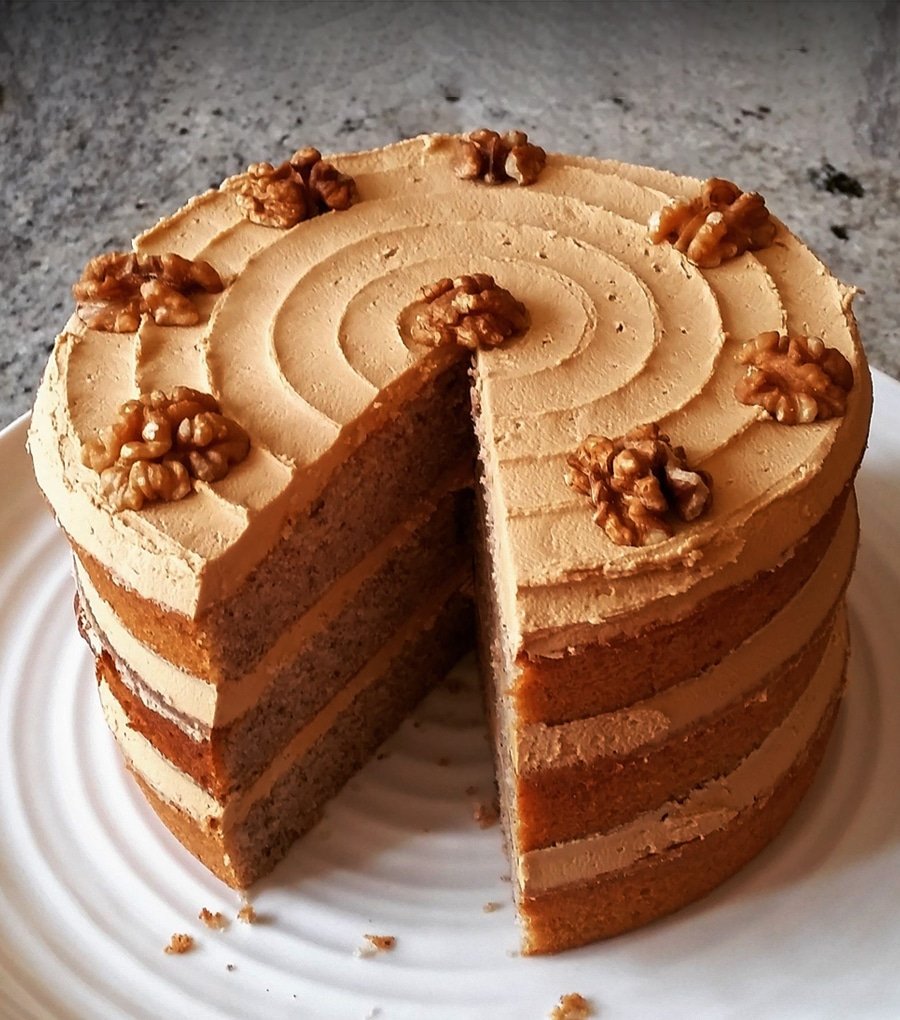 Mary Berry Coffee And Walnut Cake Recipe