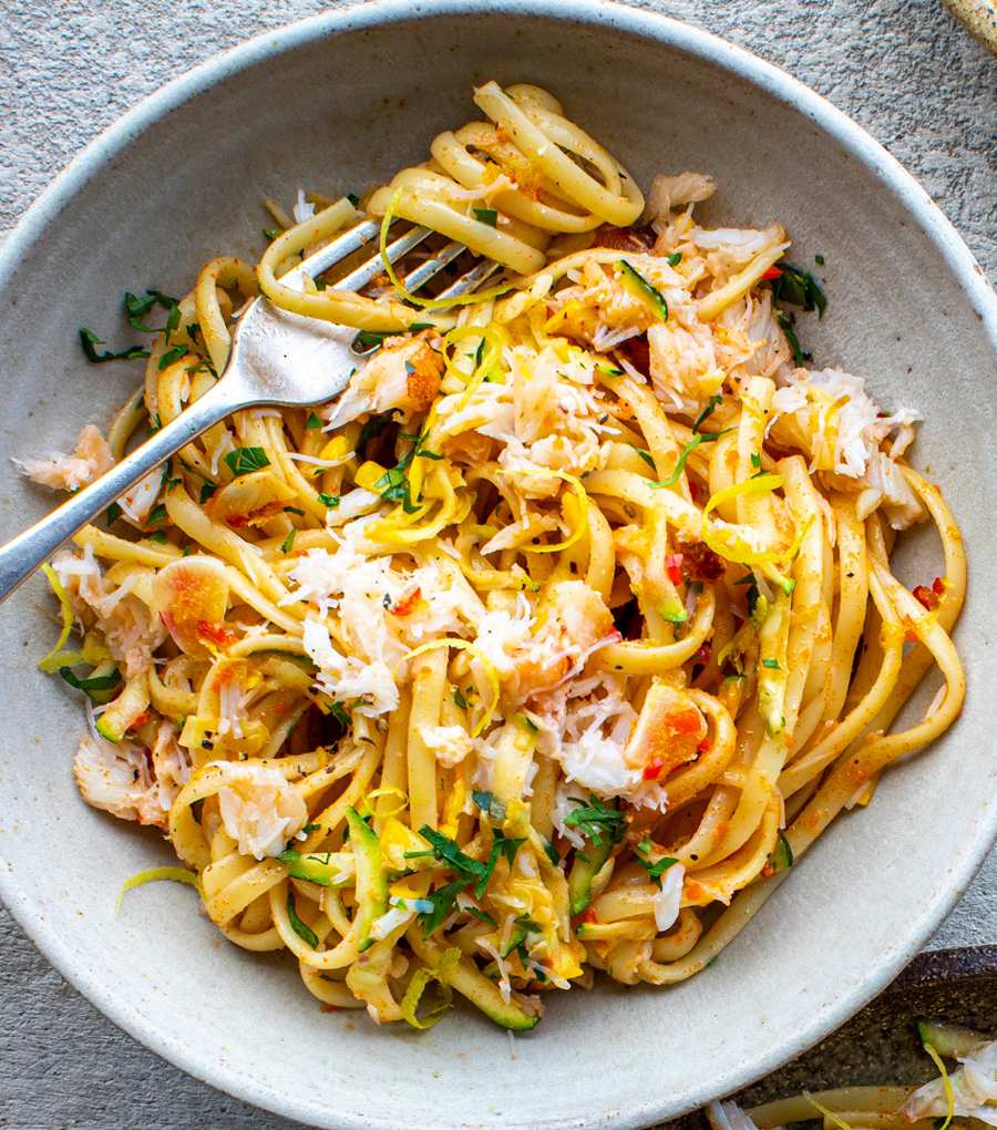 Mary Berry Crab Courgette Spaghetti Recipe