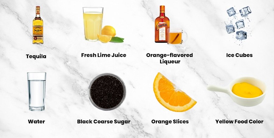 Halloween Spicy Margarita Ingredients