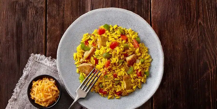 How To Serve Vigo Yellow Rice And Chicken Recipe?