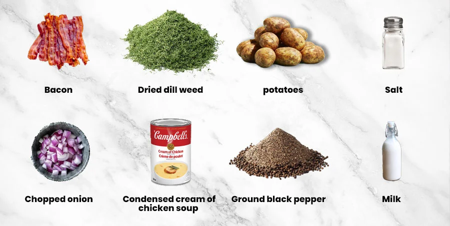 Creamy Potato Soup Recipe Ingredients