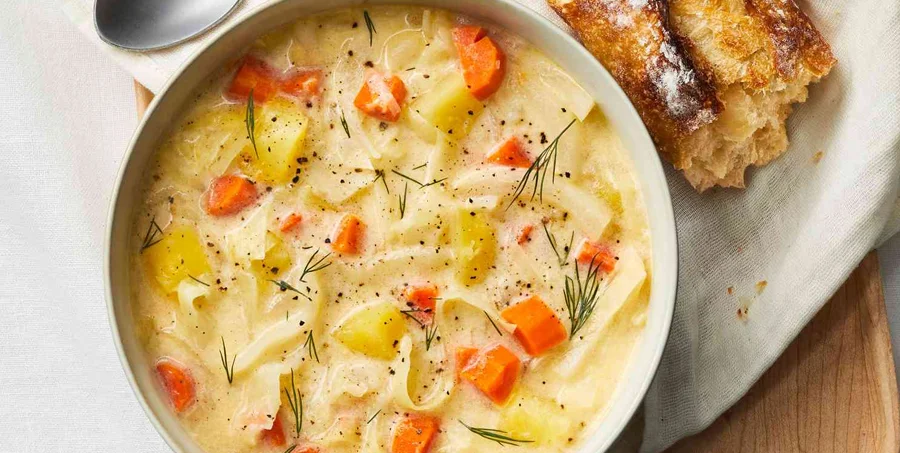 How To Serve Easy Homemade Creamy Potato Soup Recipe?