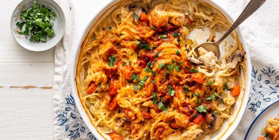 Turkey Spaghetti Casserole Recipe Nutrition Facts