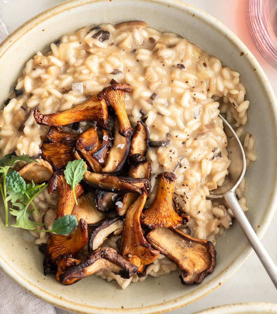 Creamy Wild Mushroom Risotto Recipe