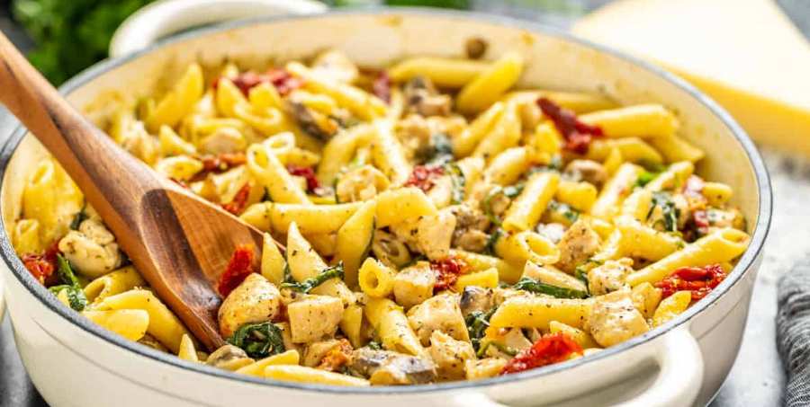 Italian Chicken Pasta Salad Recipe Nutrition Facts