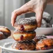 Homemade French Jelly Filled Beignet Recipe